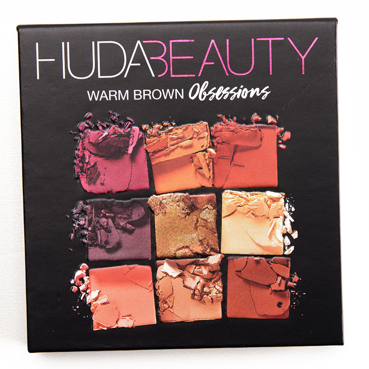 Huda Beauty Warm Browns Obsessions Eyeshadow Palette