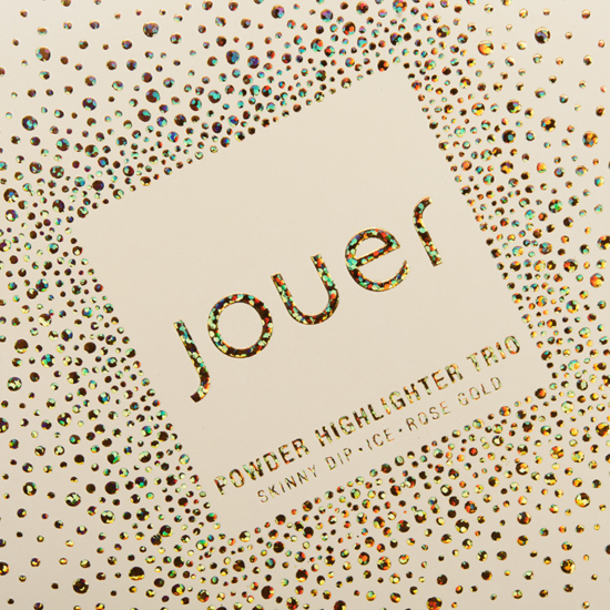 Jouer Skinny Dip/Rose Gold/Ice Powder Highlighter Trio Review & Swatches