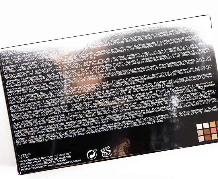 NARS Wanted NARSissist Eyeshadow Palette