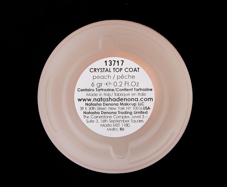 Natasha Denona Peach Chroma Crystal Top Coat