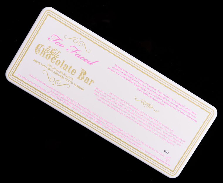 Too Faced White Chocolate Bar Chocolate Bar Eye Palette