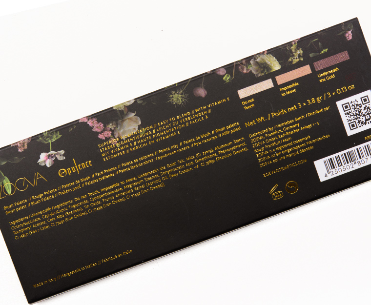 Zoeva Opulence Blush Palette