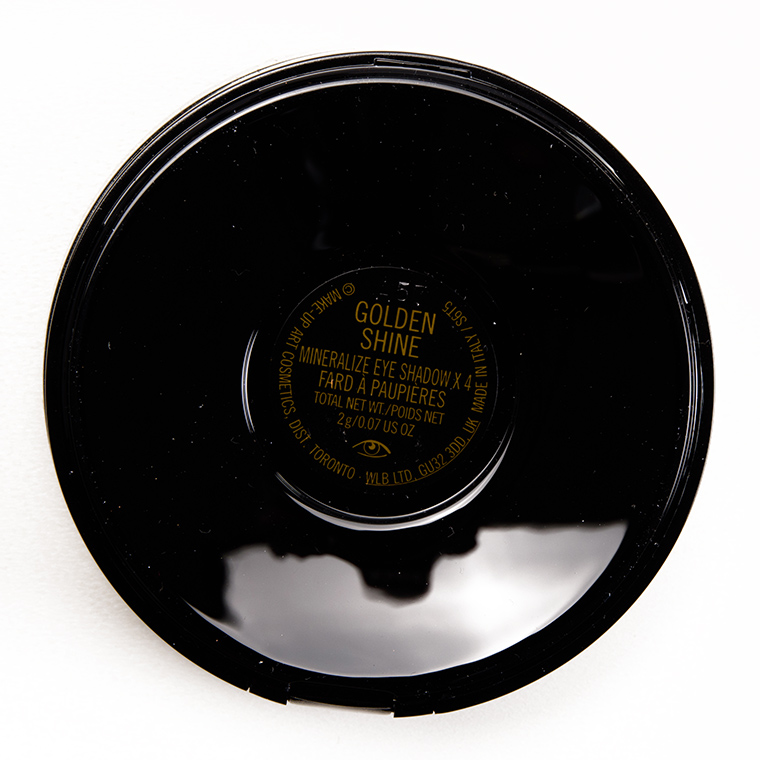 MAC Golden Shine Mineralize Eyeshadow Quad