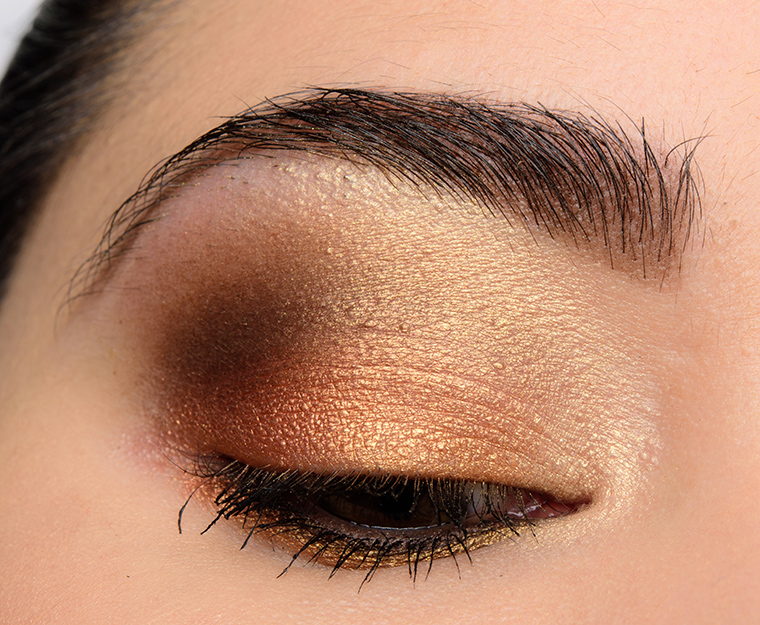 MAC Golden Shine Mineralize Eyeshadow Quad | Look Details