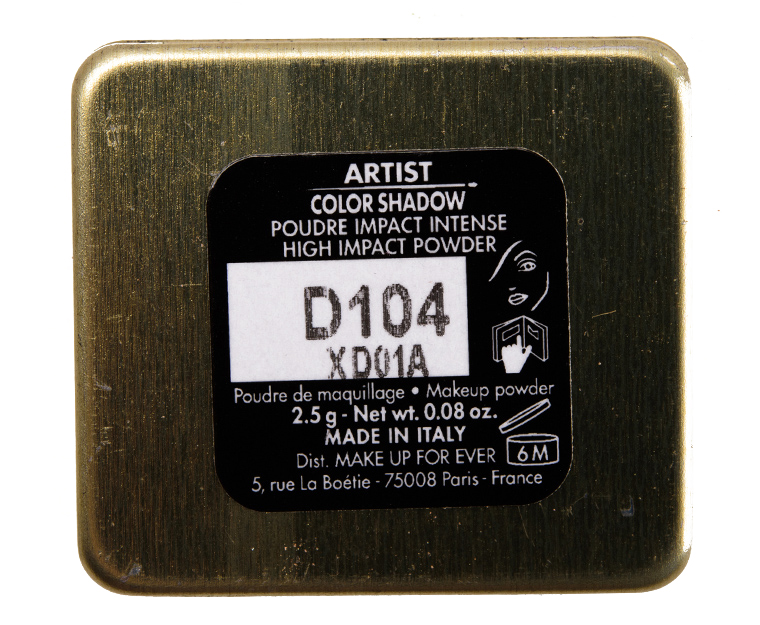 Make Up For Ever D104 Black Diamond Artist Color Shadow