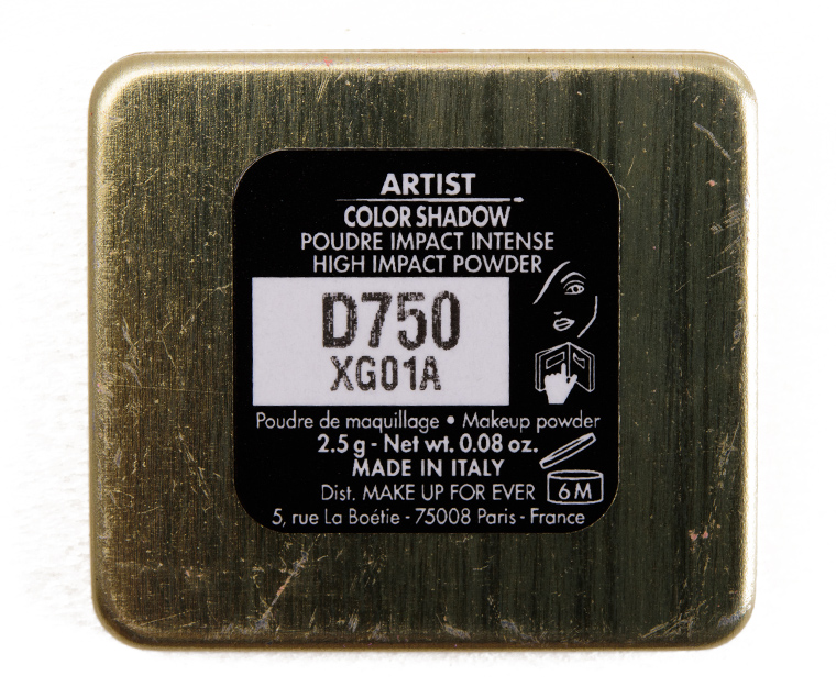 Make Up For Ever D750 Frosted Peach Artist Color Shadow