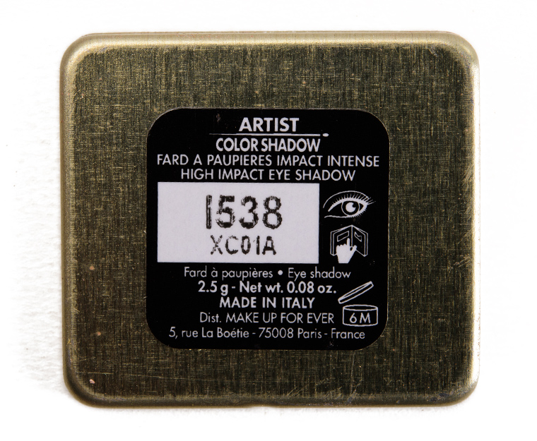 Make Up For Ever I538 Pearly Gray Beige Artist Color Shadow