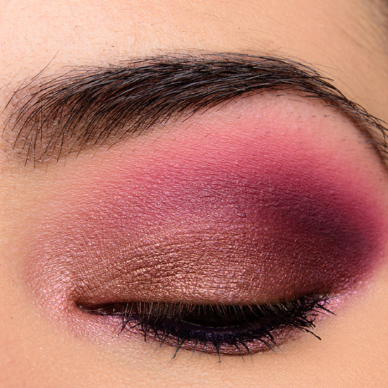 Make Up For Ever Bronze, Pink, & Plum Look | <a href="https://www.temptalia.com/looks/a-brown-plum-eye-with-make-up-for-ever-artist-color-shadows/">Look Details</a>