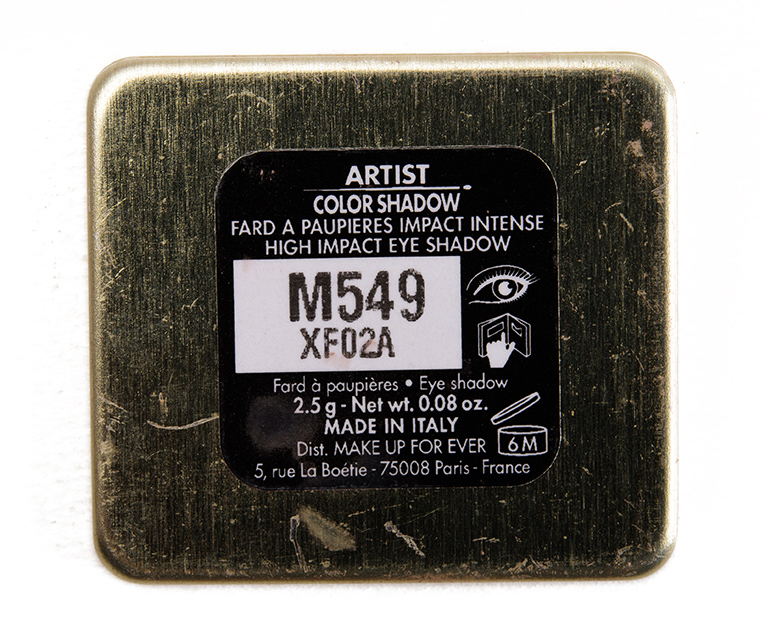 Make Up For Ever M549 Dark Taupe Artist Color Shadow