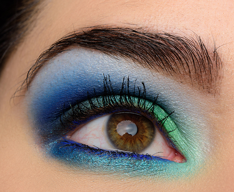 Make Up For Ever Green & Blue Look | Look Details
