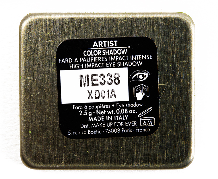 Make Up For Ever ME338 Acidic Green Artist Color Shadow