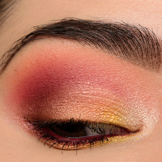 Make Up For Ever Sunset Look | <a href="https://www.temptalia.com/looks/a-sunset-eye-with-make-up-for-ever-artist-color-shadows/">Look Details</a>