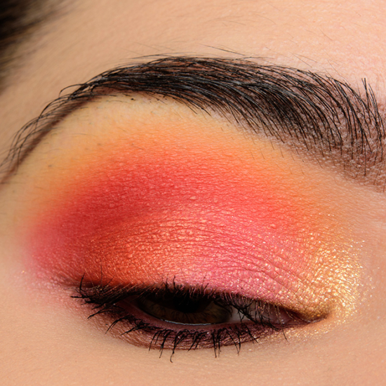 A Bright Pink & Orange Eye | <a href="https://www.temptalia.com/looks/a-bright-pink-orange-eye-with-make-up-for-ever-artist-color-shadows/">Look Details</a>