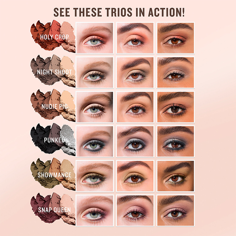 Smashbox Photo Edit Eye Shadow Trios for Spring 2018