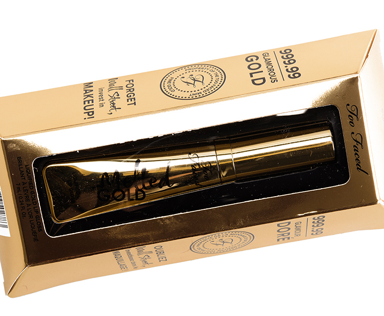 Too Faced Melted Gold Liquified Gold Lip Gloss