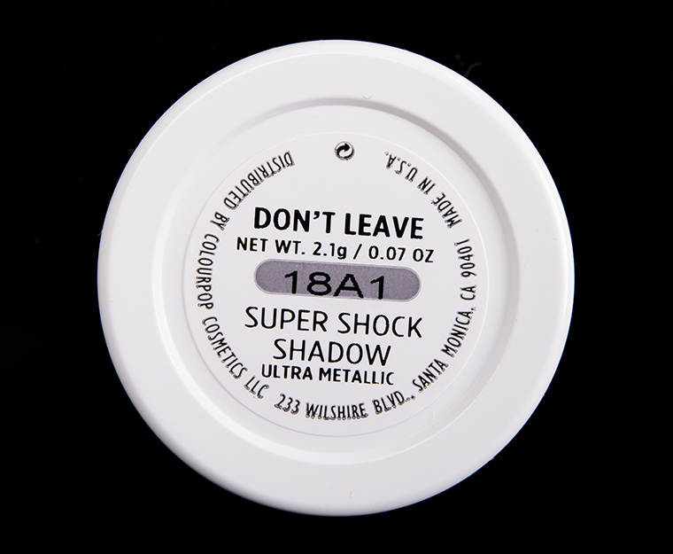 ColourPop Don't Leave Super Shock Pressed Pigments