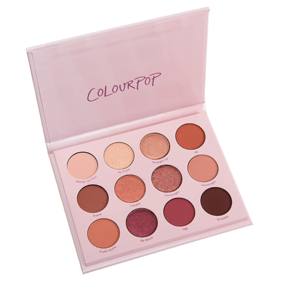 ColourPop 12-Pan Pressed Powder Shadow Palette Give It to Me Straight
