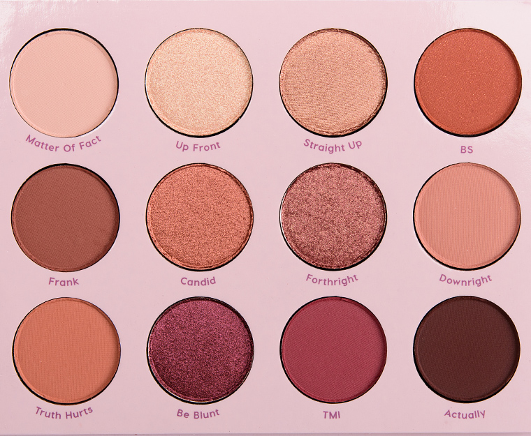 ColourPop Give It to Me Straight 12-Pan Pressed Powder Shadow Palette