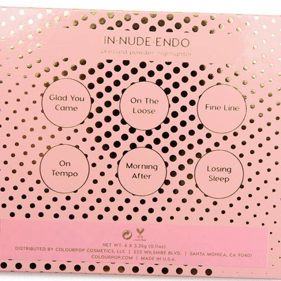 Surligneur En Poudre Pressée ColourPop In Nude Endo - Palette Neuve