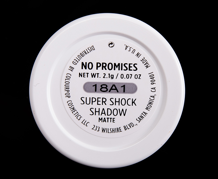 ColourPop No Promises Super Shock Shadow