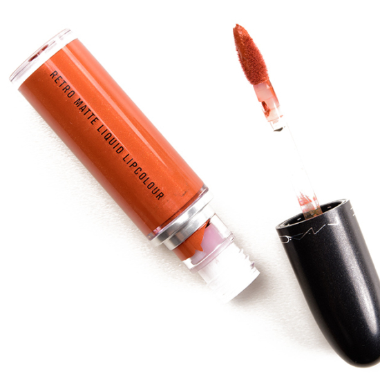 MAC Coral Plated Retro Matte Liquid Lipcolour Metallic