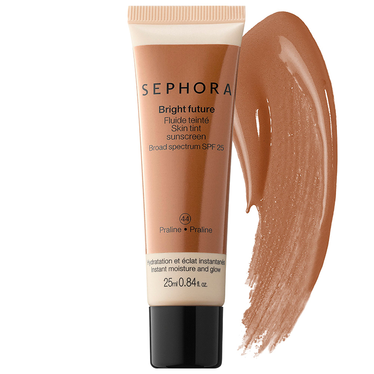 Sephora 44 Praline Bright Future Skin Tint Broad Spectrum SPF 25