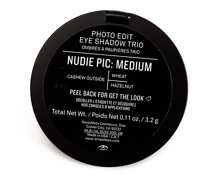 Smashbox Nudie Pic (Medium) Photo Edit Eye Shadow Trio