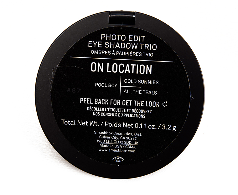 Smashbox On Location Photo Edit Eye Shadow Trio