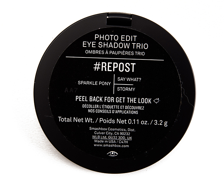 Smashbox #Repost Photo Edit Eye Shadow Trio