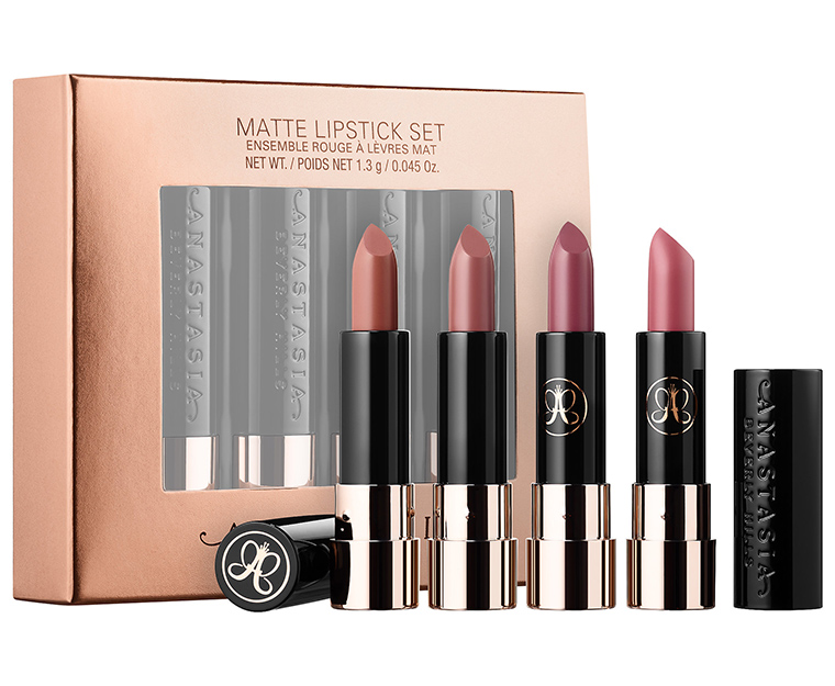 Anastasias Nude Matte Lipstick Set Now Available Temptalia