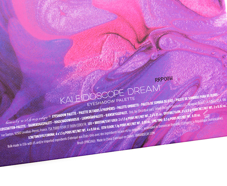 Urban Decay Kaleidoscope Dream Kristen Leanne Eyeshadow Palette