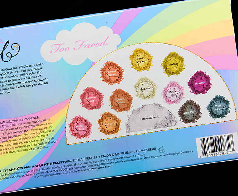 Too Faced Life's a Festival Ethereal Eye Shadow & Highlighting Palette