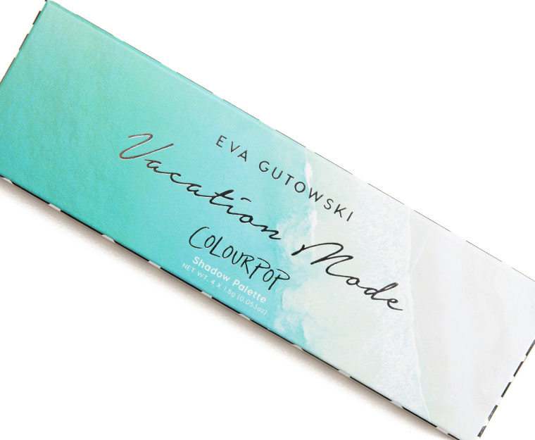 ColourPop Vacation Mode 4-Pan Pressed Powder Shadow Palette