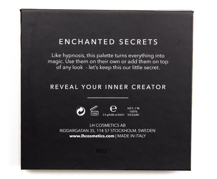 Linda Hallberg Cosmetics Enchanted Secrets Eyeshadow Quad