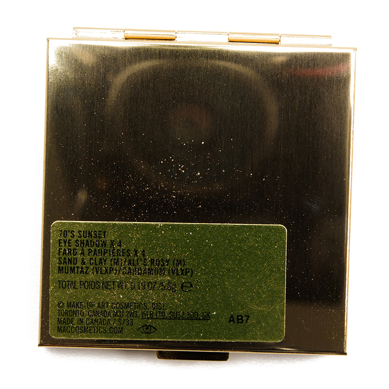MAC 70's Sunset Eyeshadow Quad