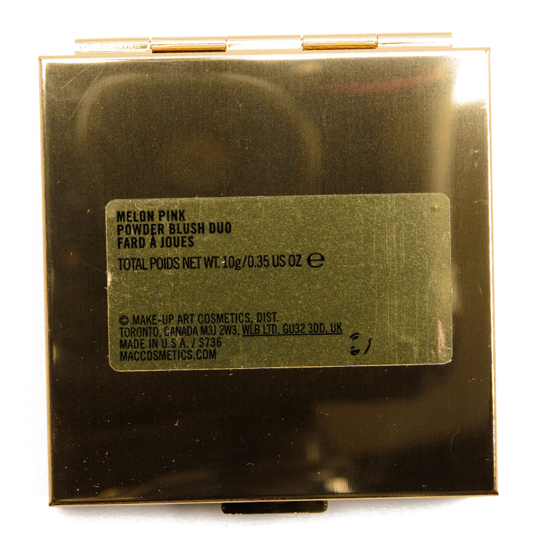 MAC Melon Pink Padma Lakshmi Powder Blush Duo