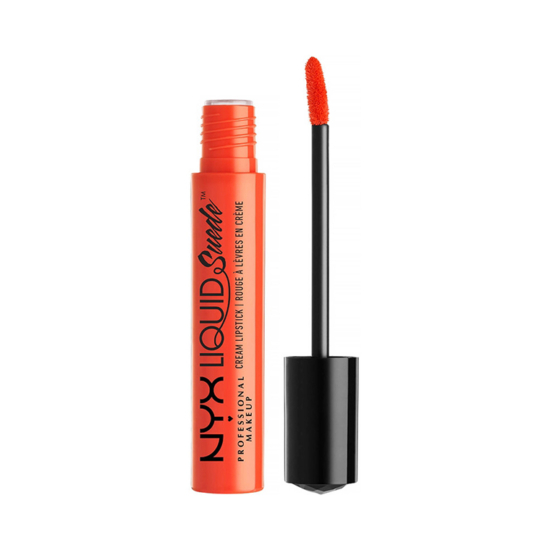 NYX Liquid Suede Cream Lipstick Orange County