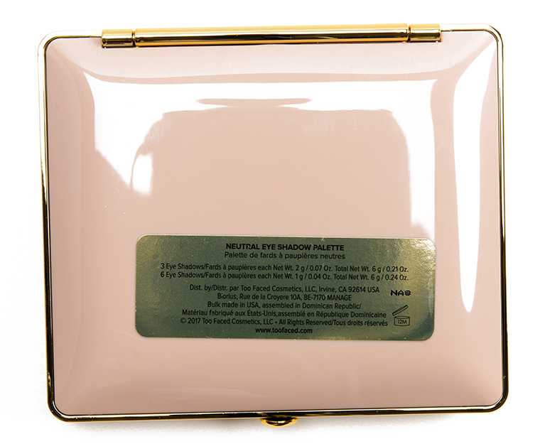 Too Faced Natural Eyes Eye Shadow Collection (2018)