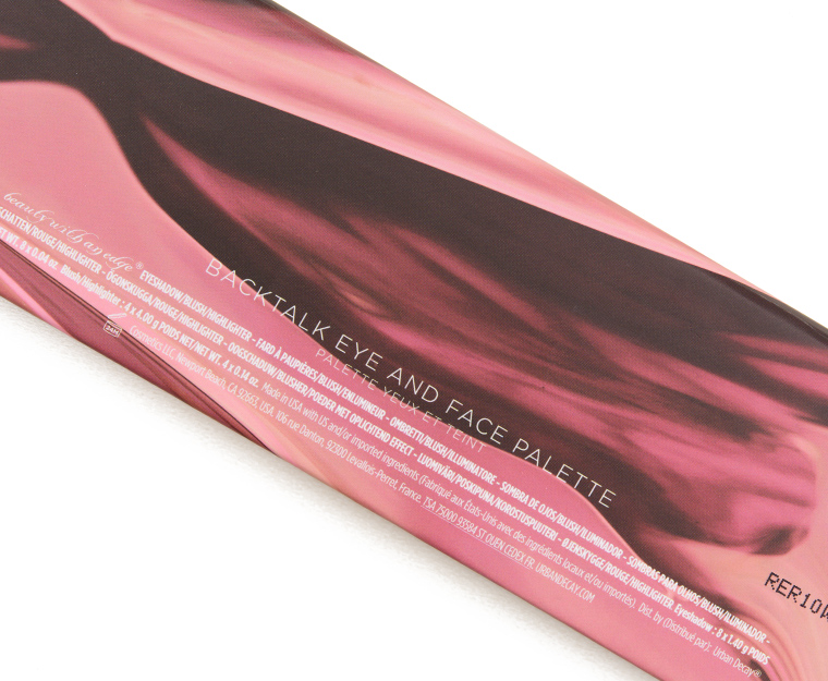 Urban Decay Backtalk Eye & Face Palette