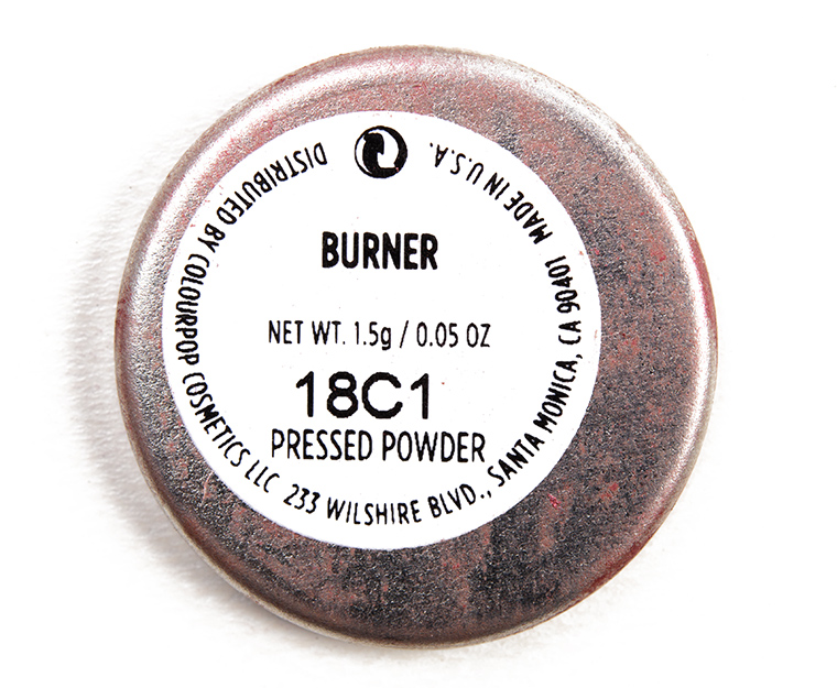 ColourPop Burner Pressed Powder Shadow