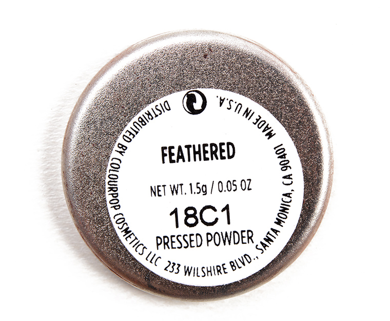 ColourPop Feathered Pressed Powder Shadow