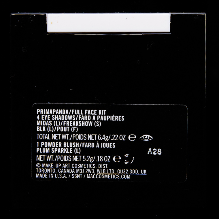 MAC Primapanda Nicopanda Full Face Kit