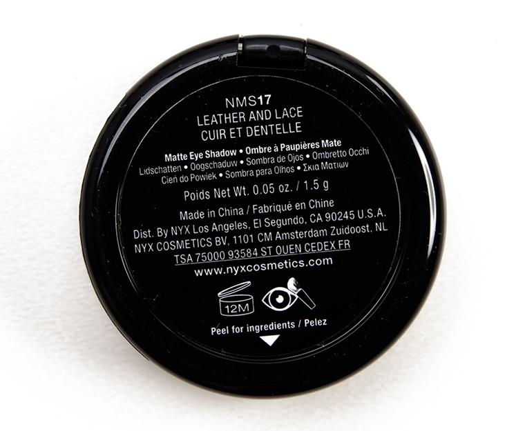 NYX Leather and Lace Nude Matte Eyeshadow