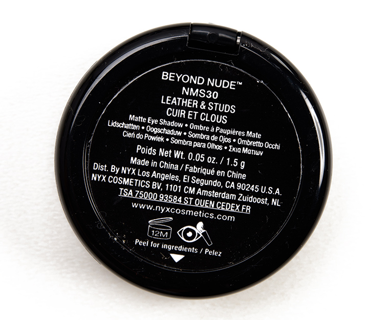 NYX Leather and Studs Nude Matte Eyeshadow