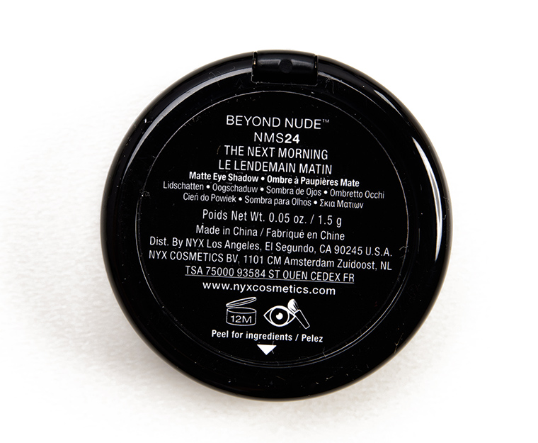 NYX The Next Morning Nude Matte Eyeshadow