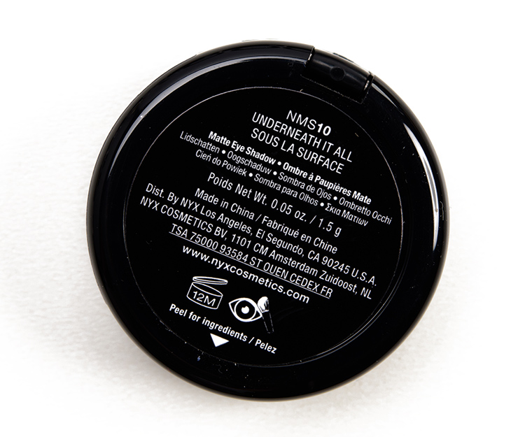 NYX Underneath It All Nude Matte Eyeshadow