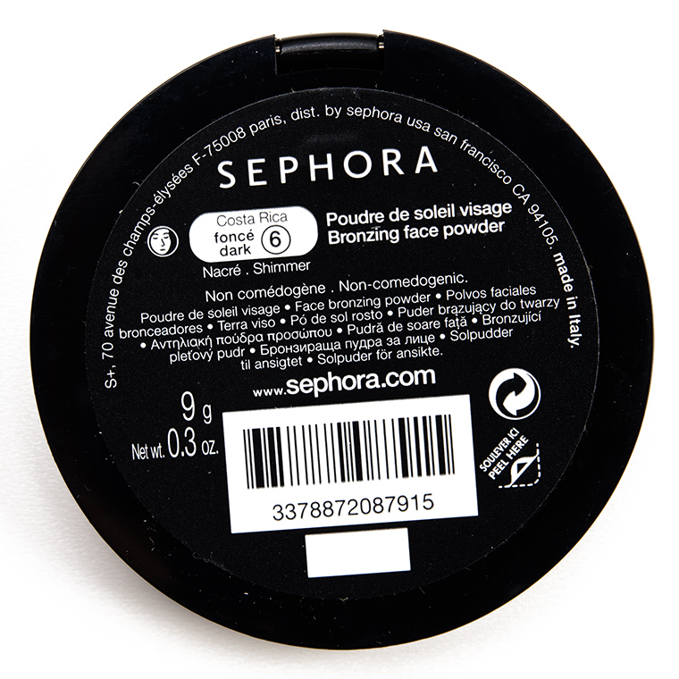 Sephora Costa Rica Bronzer Powder