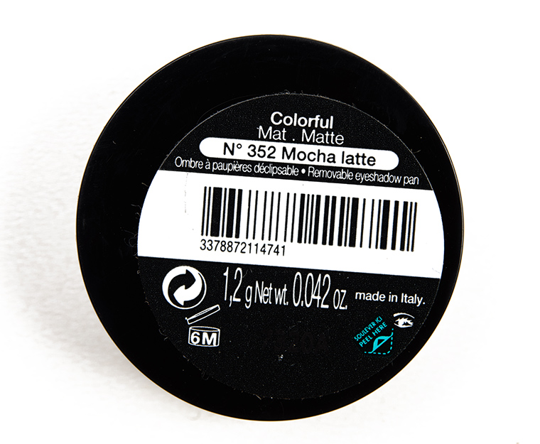 Sephora Mocha Latte (352) Colorful Eyeshadow