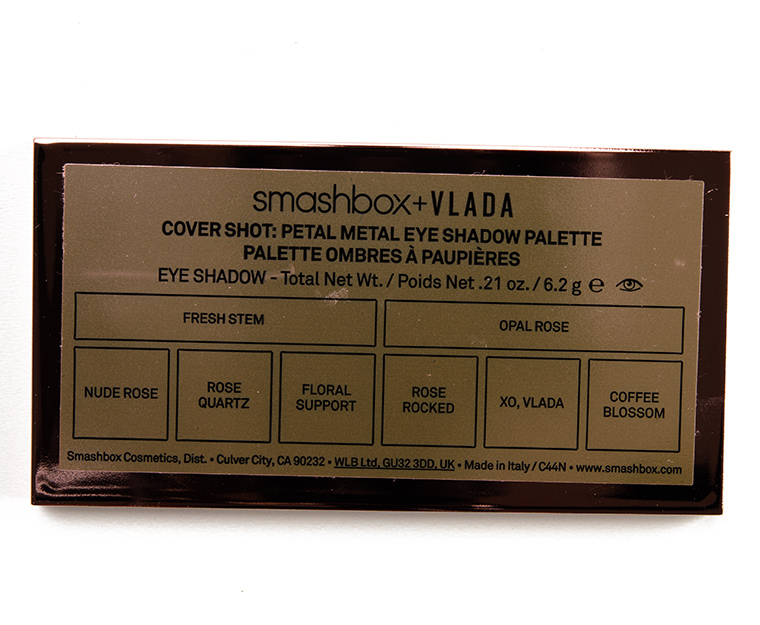 Smashbox Petal Metal Cover Shot Eye Palette