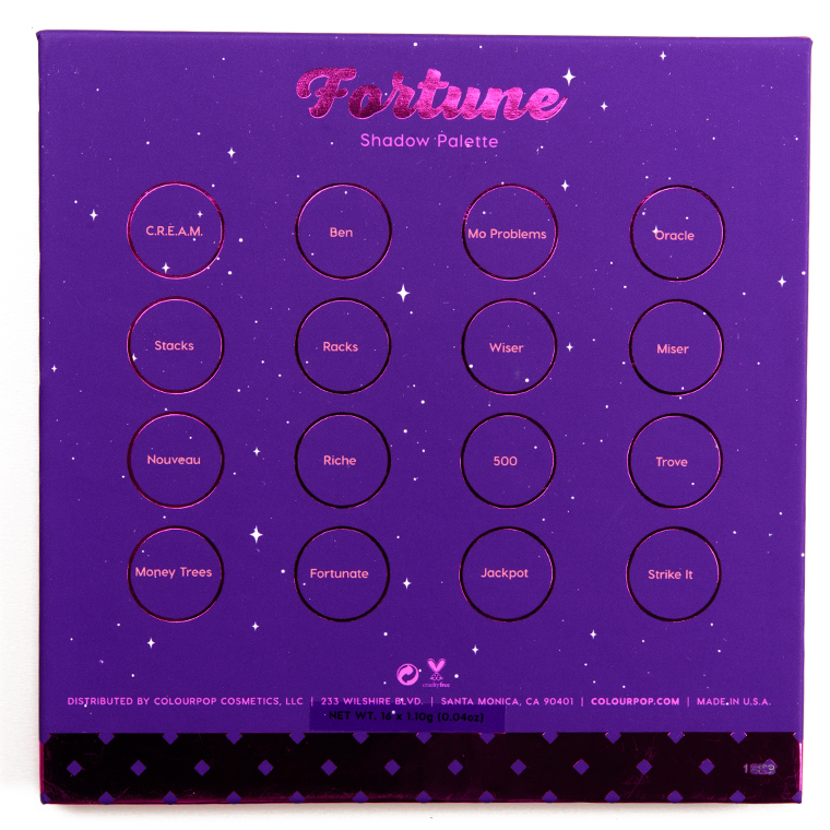 ColourPop Fortune 16-Pan Eyeshadow Palette